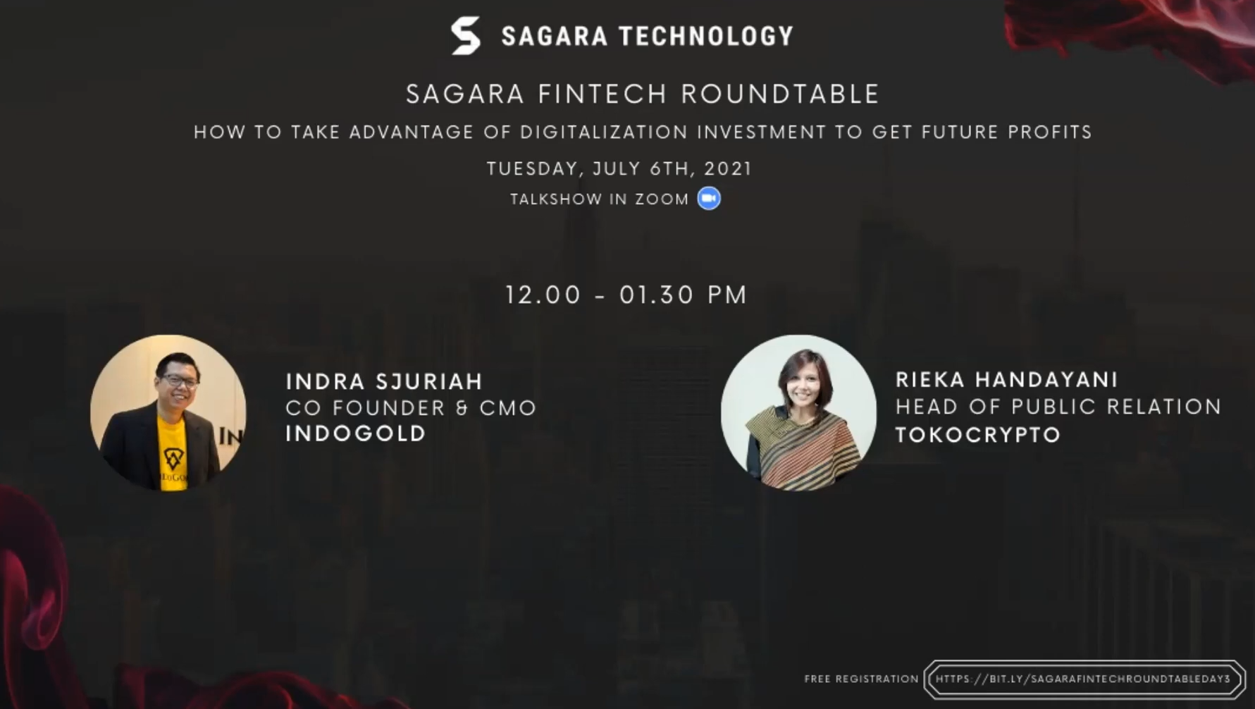 Sagara Fintech Roundtable - How to Take Advantage of Digitalization Investment to Get Future Profit