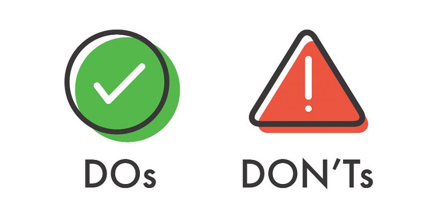 Do's and Don'ts Surfing the Internet