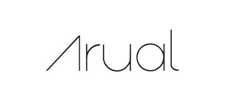 A font called Arual, a quirky font to use in certain websites.